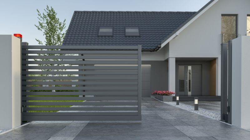 Modern Gate Installation
