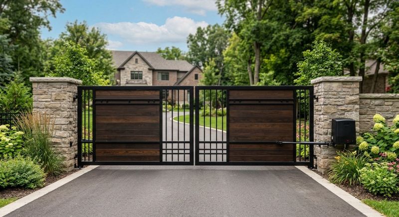 Driveway Gate Installation in Cumming, GA