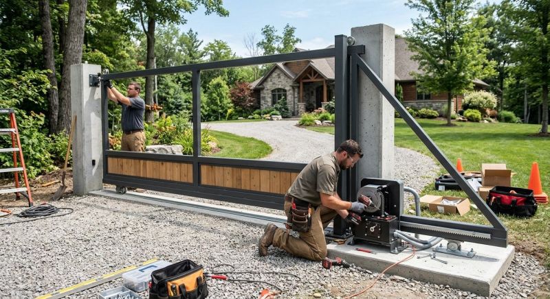 Main Gate Installation in Mcdonough, GA